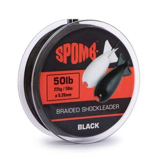 50LB Spomb Braided Shockleader - Black (DBL002)
