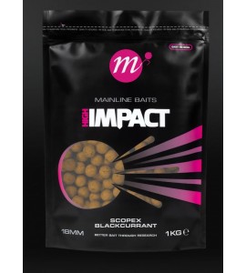 18mm - 1kg High Impact Boilies - Black Currant (M231653)