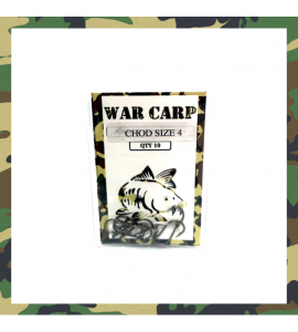 Size 4 Chod Hooks - War Carp