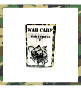 Size 2 War Twister Hooks - War Carp